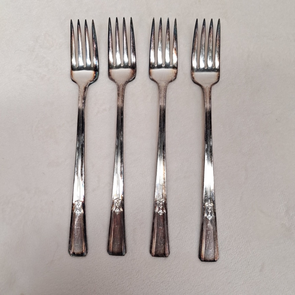 Vintage Silverware Forks WM ROGERS MFG. CO EXTRA PLATE ORIGINAL ROGERS